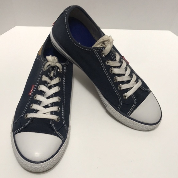 Levi’s Capellada de Lona Canvas Sneakers Size 7.5 - Picture 10 of 11